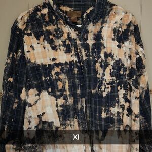 Xl bleached flannel